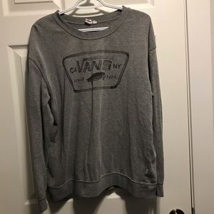Vans Grey Long Sleeve Light Sweatshirt